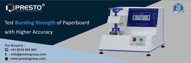 Test Bursting Strength of Paperboard with Higher Accuracy
